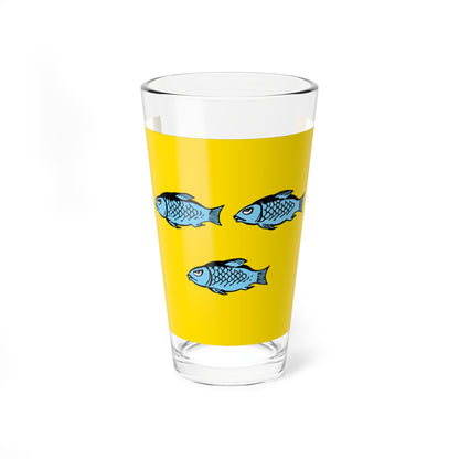 Flag of Novooskolsky rayon (Russia) Pint Glass 16oz