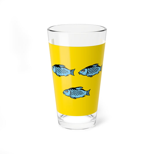 Flag of Novooskolsky rayon (Russia) Pint Glass 16oz