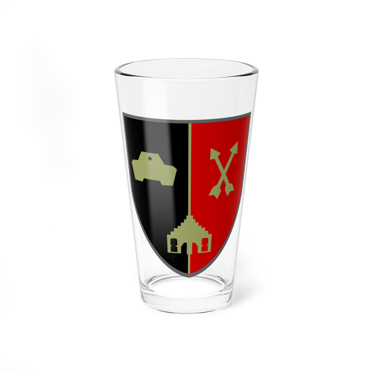 PzBtl 513 (Germany) (Coat of Arms) Pint Glass 16oz