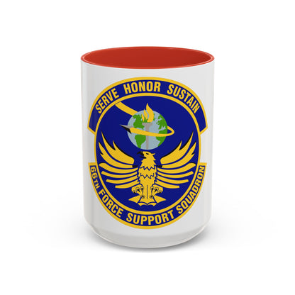 66th Force Support Squadron (U.S. Air Force) Accent Coffee Mug