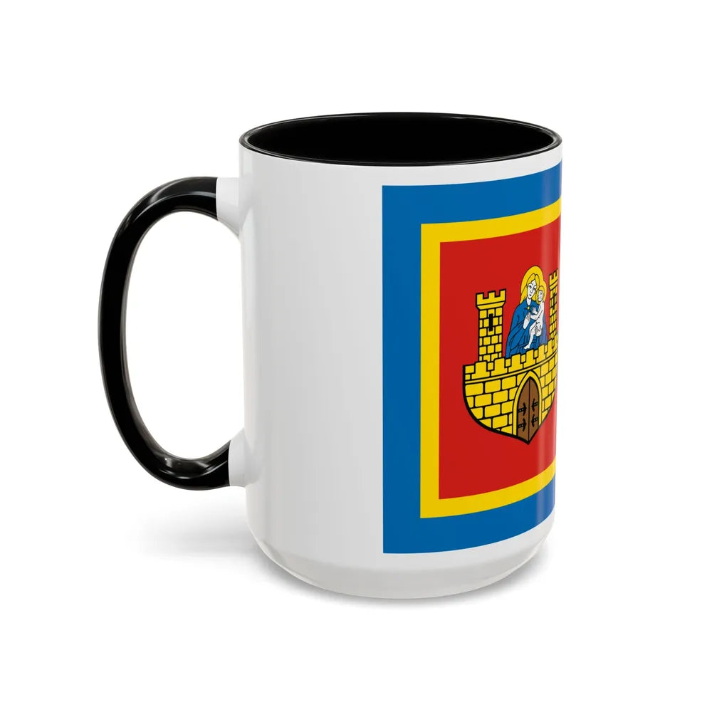 Flag of Frombork Poland - Accent Coffee Mug-Go Mug Yourself