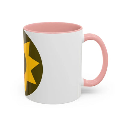 Pacific Coastal Frontier (U.S. Army) Accent Coffee Mug-Go Mug Yourself