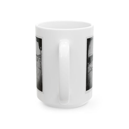 Petersburg, Va. Earthworks In Front Of The Town (U.S. Civil War) White Coffee Mug