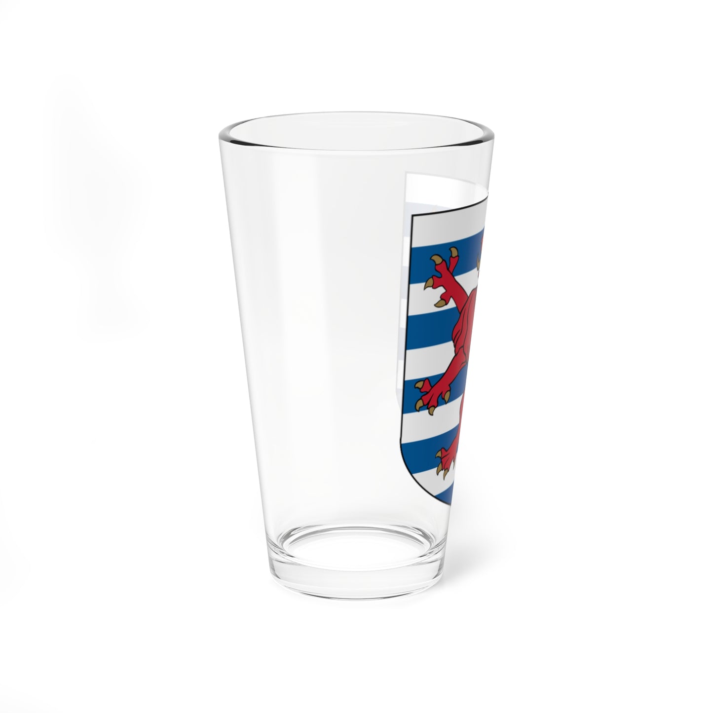 Shield of Luxembourg (Luxembourg) (Coat of Arms) Pint Glass 16oz