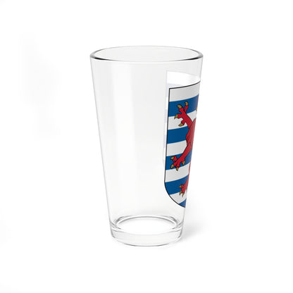 Shield of Luxembourg (Luxembourg) (Coat of Arms) Pint Glass 16oz