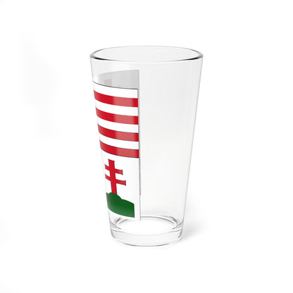 Flag of Hungary 15th century rectangular (Hungary) Pint Glass 16oz
