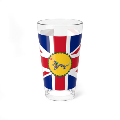 Flag of the Commissioner of Weihaiwei 1899-1903 (China) Pint Glass 16oz