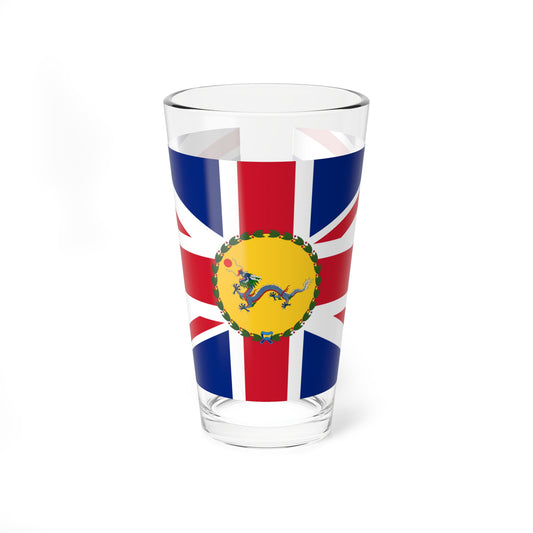 Flag of the Commissioner of Weihaiwei 1899-1903 (China) Pint Glass 16oz