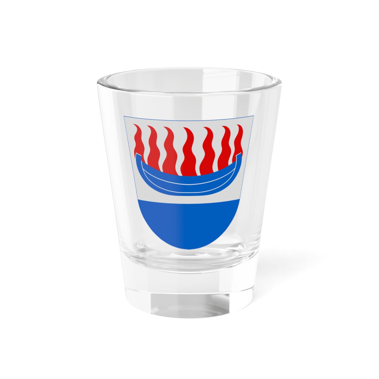 Kärsämäki.vaakuna (Finland) (Coat of Arms) Shot Glass 1.5oz