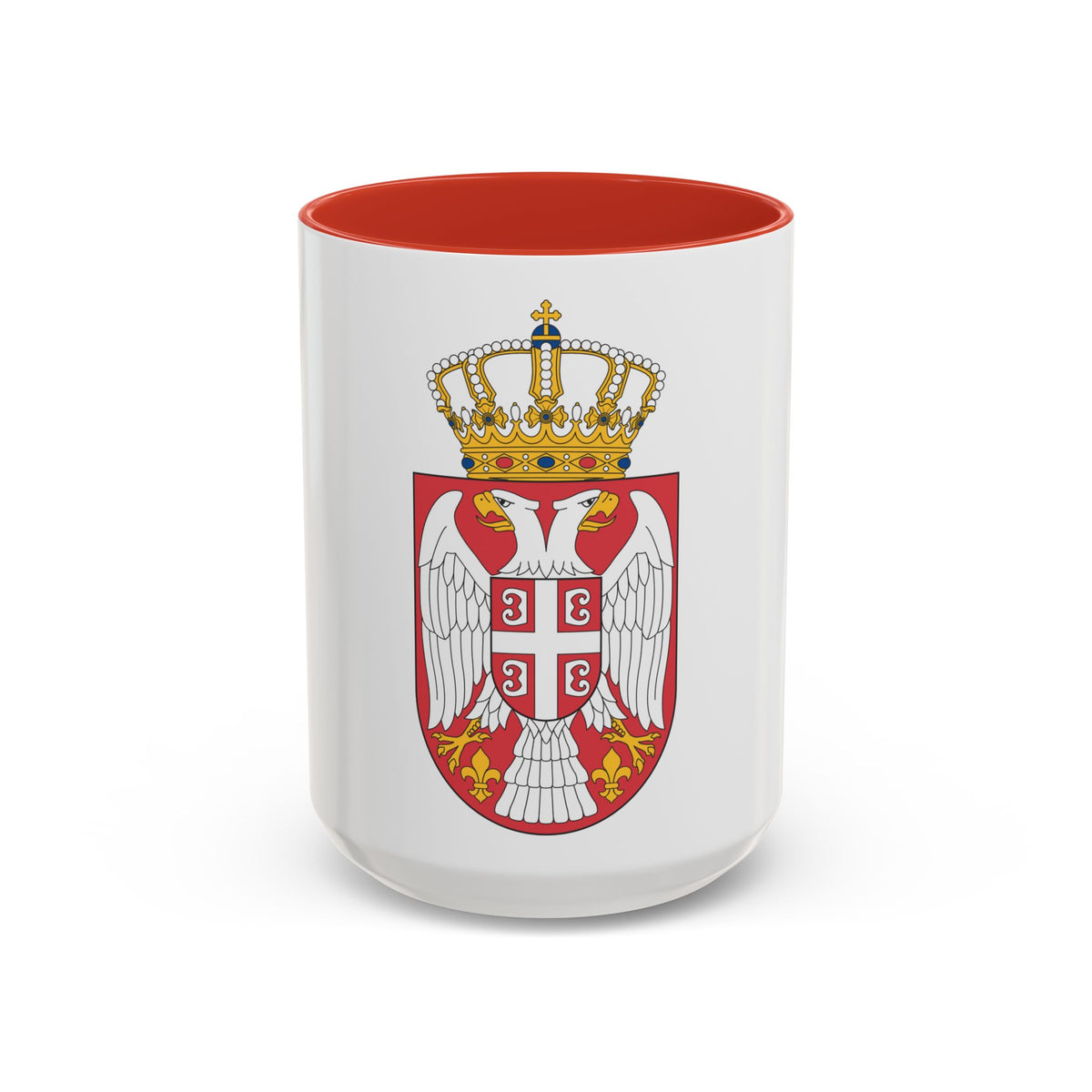 Coat of arms of Serbia 2 - Accent Coffee Mug