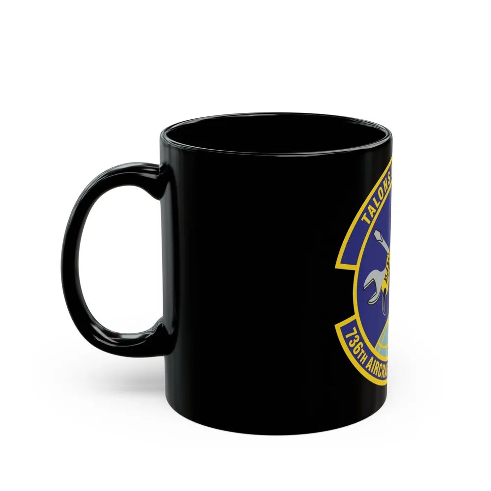 736th Aircraft Maintenance Squadron (U.S. Air Force) Black Coffee Mug-Go Mug Yourself