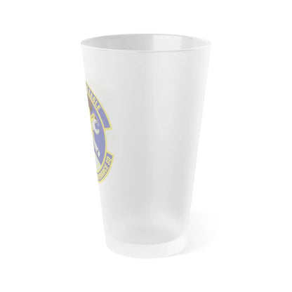 736th Aircraft Maintenance Squadron (U.S. Air Force) Frosted Pint Glass 16oz-Go Mug Yourself