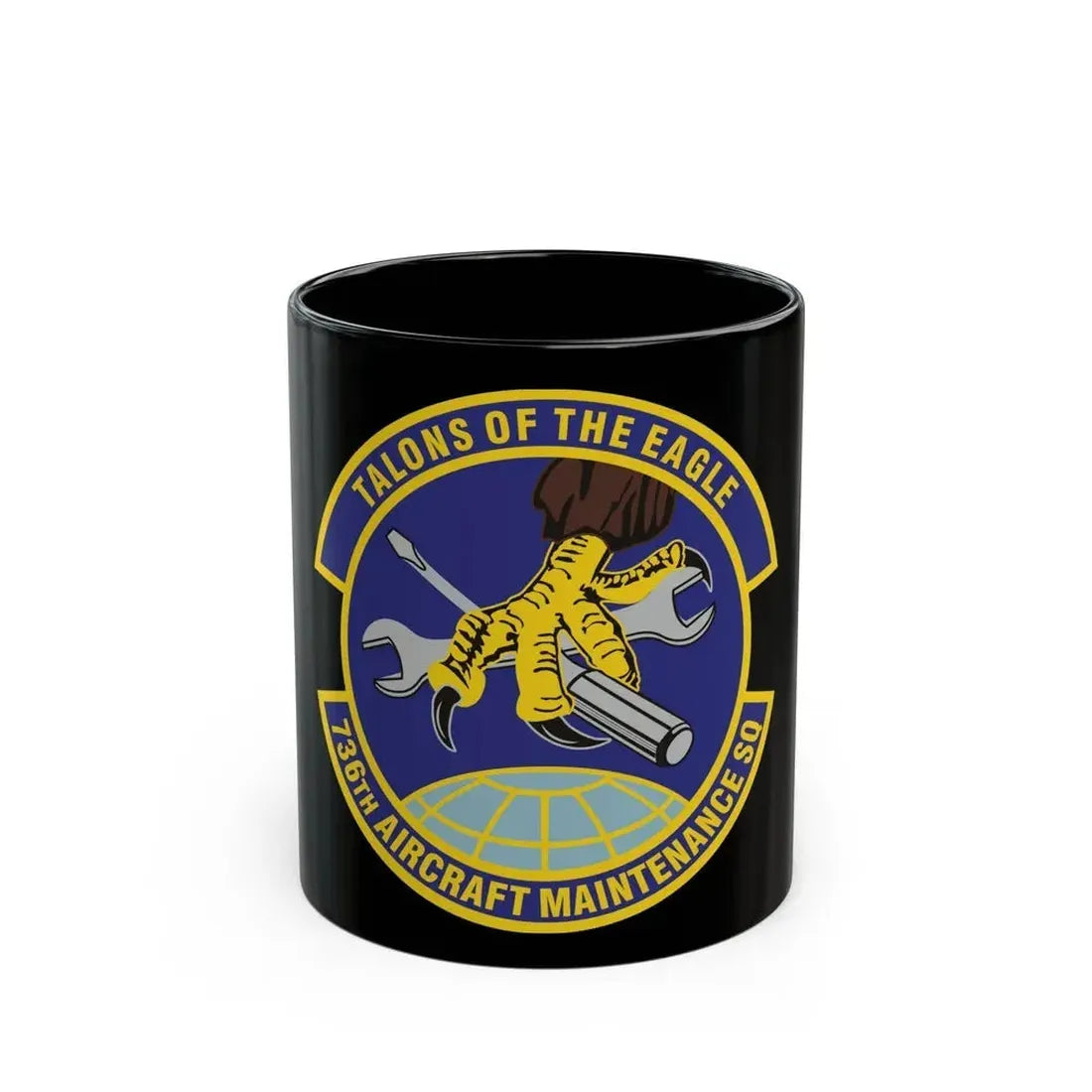 736th Aircraft Maintenance Squadron (U.S. Air Force) Black Coffee Mug 11oz - Go Mug Yourself