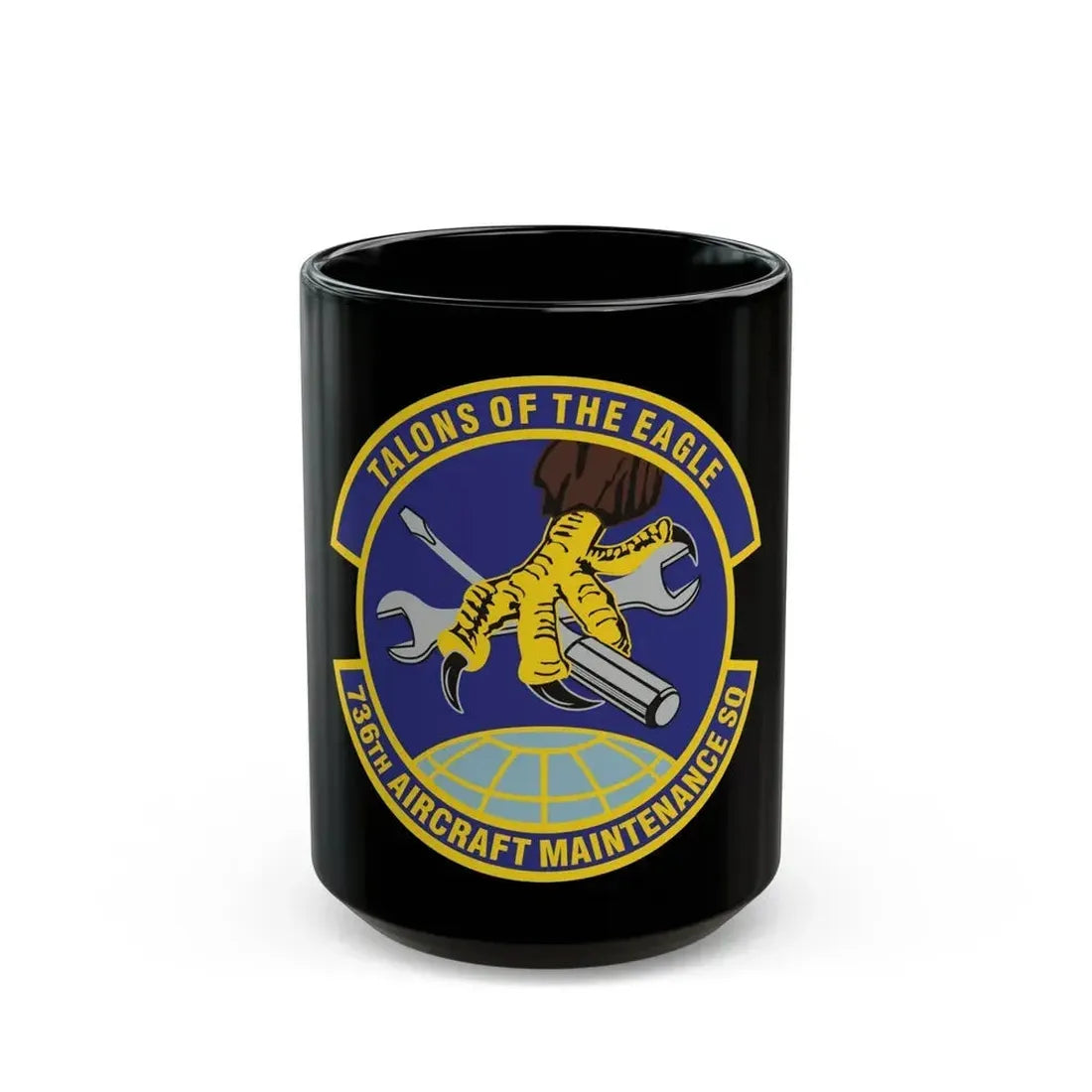 736th Aircraft Maintenance Squadron (U.S. Air Force) Black Coffee Mug 15oz - Go Mug Yourself