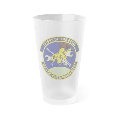 736th Aircraft Maintenance Squadron (U.S. Air Force) Frosted Pint Glass 16oz 16oz Frosted - Go Mug Yourself
