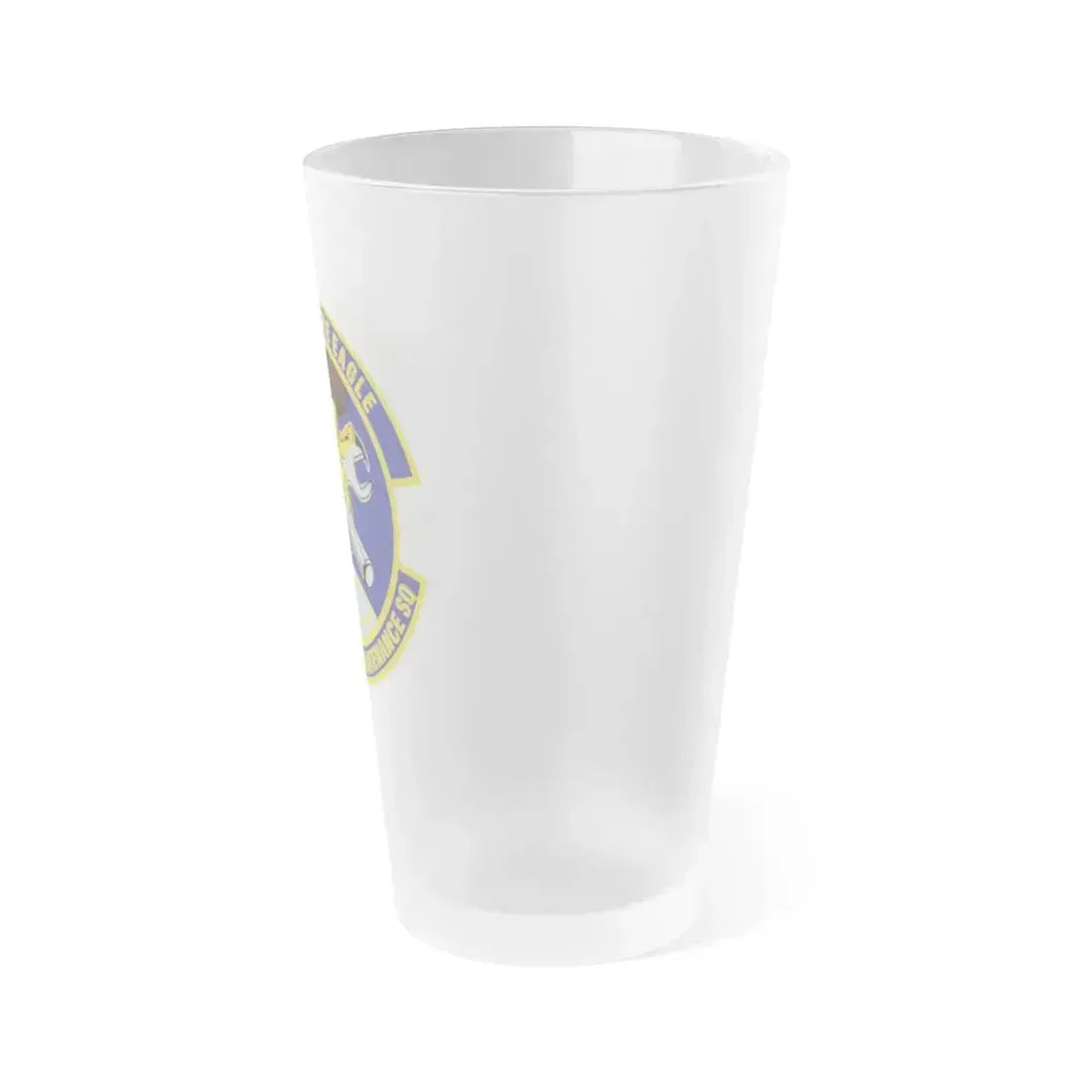 736th Aircraft Maintenance Squadron (U.S. Air Force) Frosted Pint Glass 16oz - Go Mug Yourself