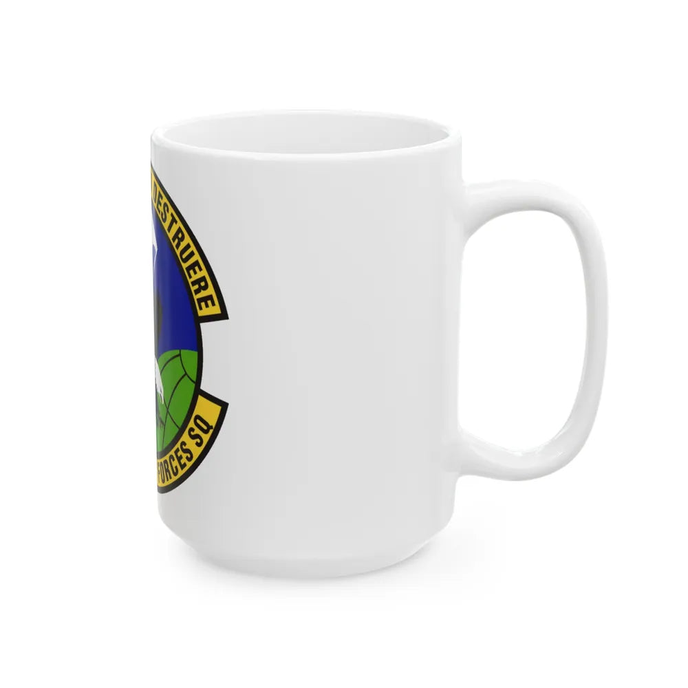 736th Security Forces Squadron (U.S. Air Force) White Coffee Mug-Go Mug Yourself