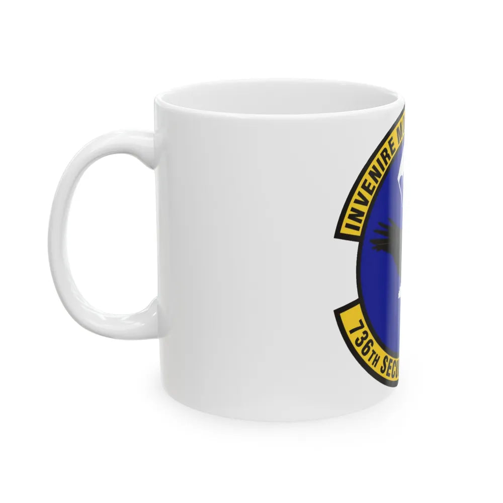 736th Security Forces Squadron (U.S. Air Force) White Coffee Mug-Go Mug Yourself