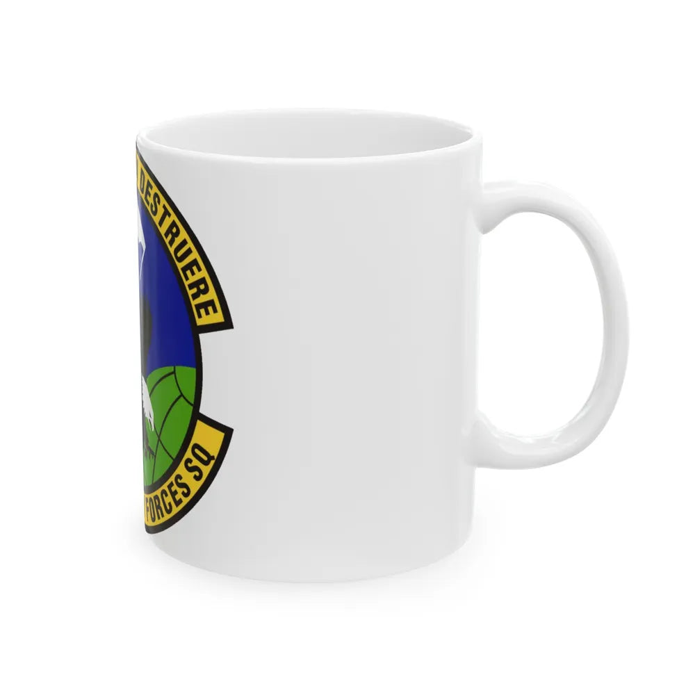 736th Security Forces Squadron (U.S. Air Force) White Coffee Mug-Go Mug Yourself