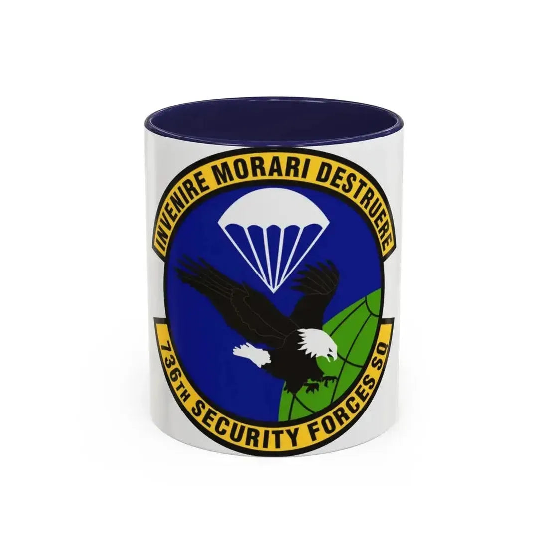 736th Security Forces Squadron (U.S. Air Force) Accent Coffee Mug 11oz Navy - Go Mug Yourself