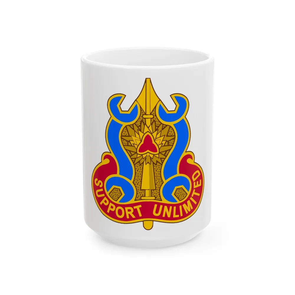 737 Maintenance Battalion (U.S. Army) White Coffee Mug-15oz-Go Mug Yourself