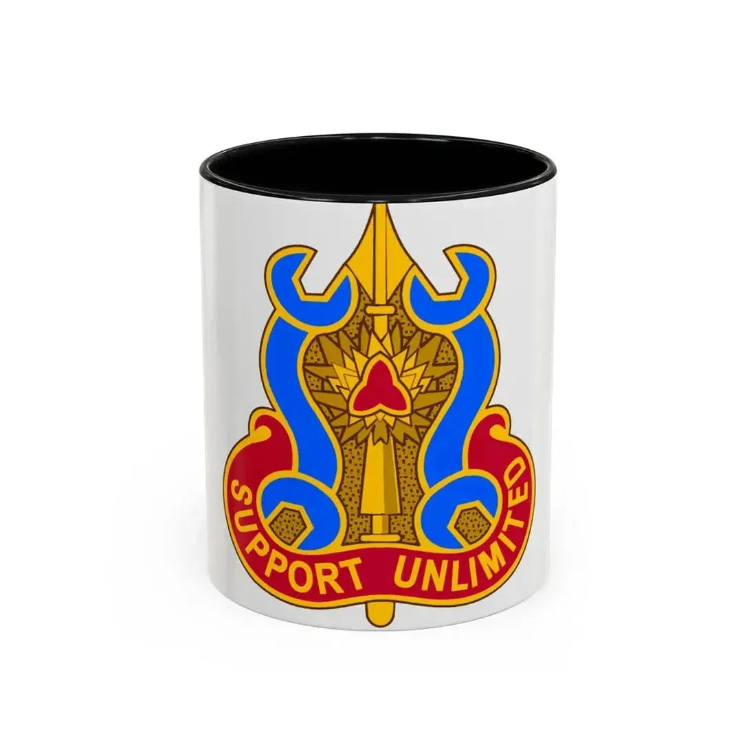 737 Maintenance Battalion (U.S. Army) Accent Coffee Mug 11oz Black - Go Mug Yourself
