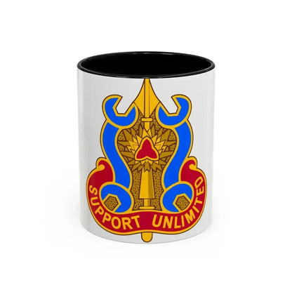 737 Maintenance Battalion (U.S. Army) Accent Coffee Mug 11oz Black - Go Mug Yourself