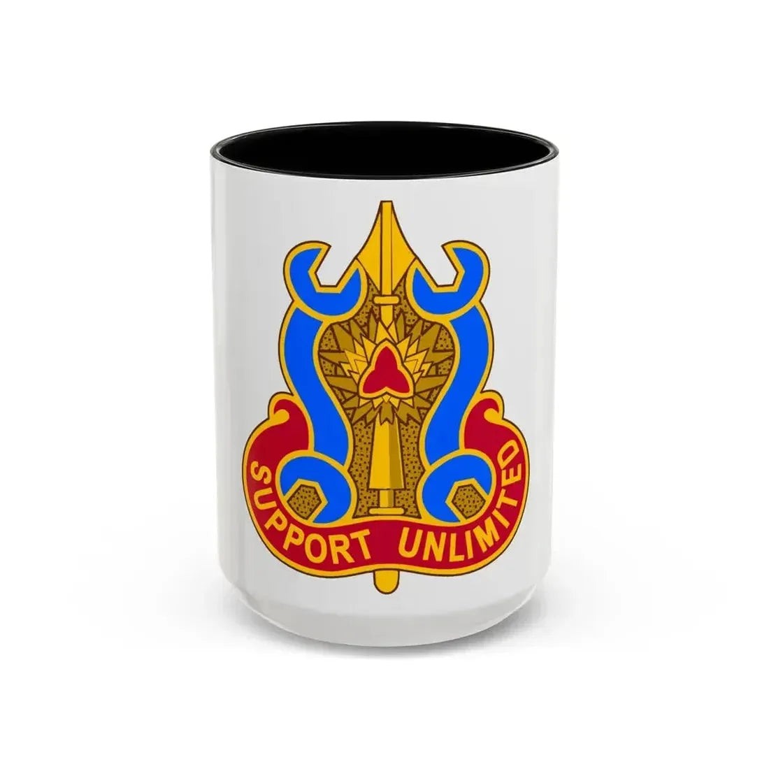 737 Maintenance Battalion (U.S. Army) Accent Coffee Mug 15oz Black - Go Mug Yourself