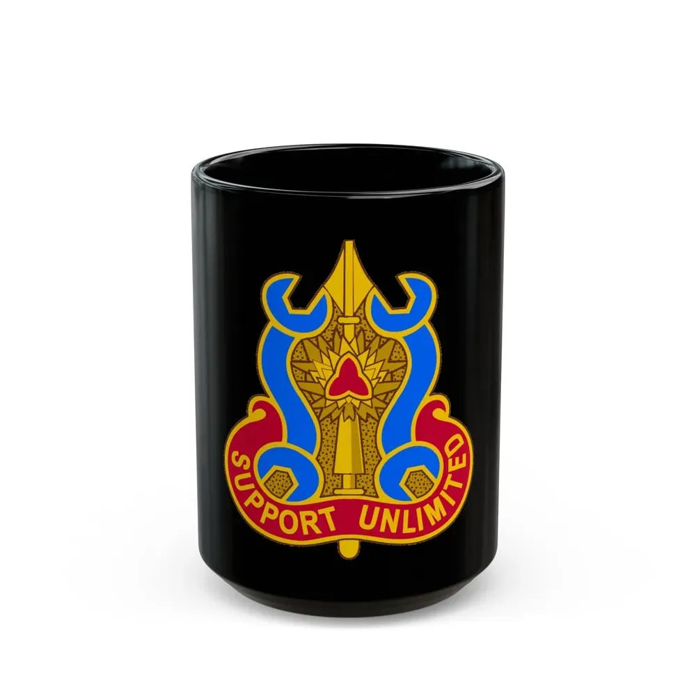 737 Maintenance Battalion (U.S. Army) Black Coffee Mug 15oz - Go Mug Yourself