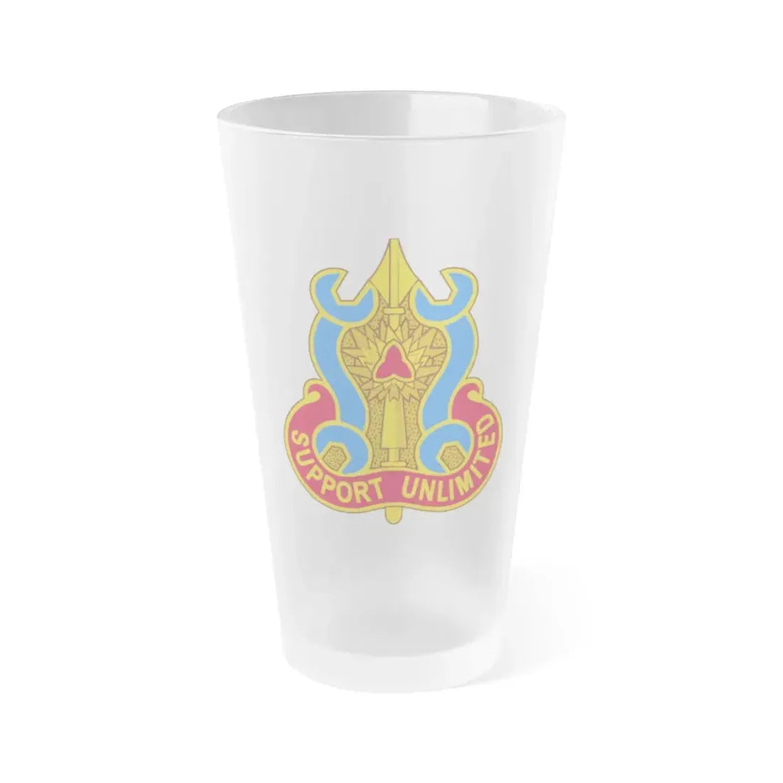 737 Maintenance Battalion (U.S. Army) Frosted Pint Glass 16oz Default Title - Go Mug Yourself