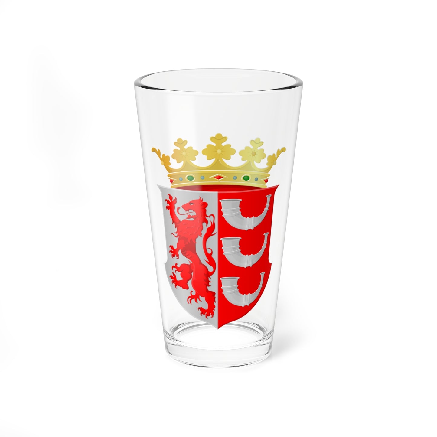Eindhoven wapen (Netherlands) (Coat of Arms) Pint Glass 16oz