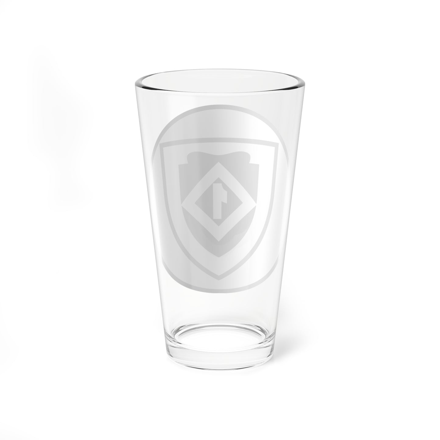 Emblem for the 1-III-JDR (Denmark) (Coat of Arms) Pint Glass 16oz