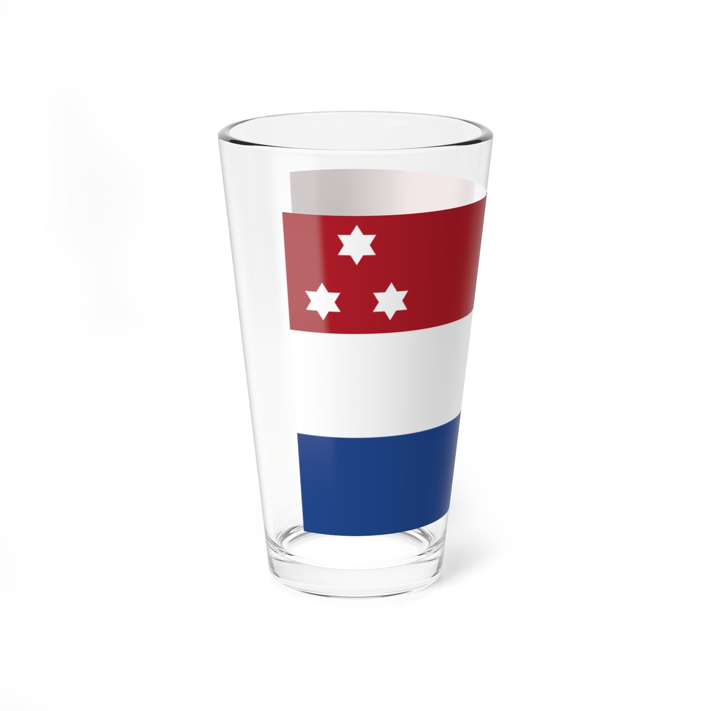 Rank flag of Vice admiral for the Royal Netherlands Navy (Netherlands) Pint Glass 16oz