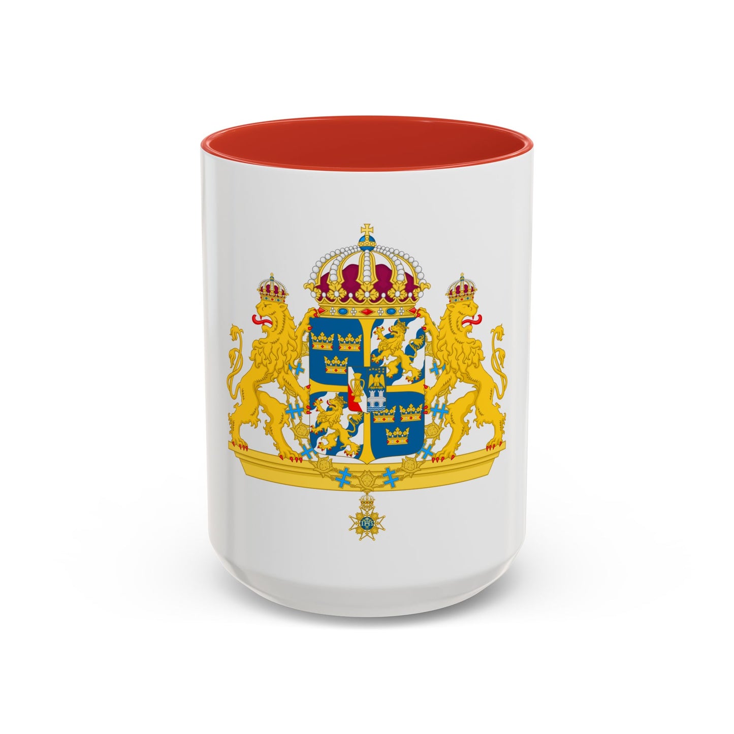 Great coat of arms of Sweden 2 - Accent Coffee Mug