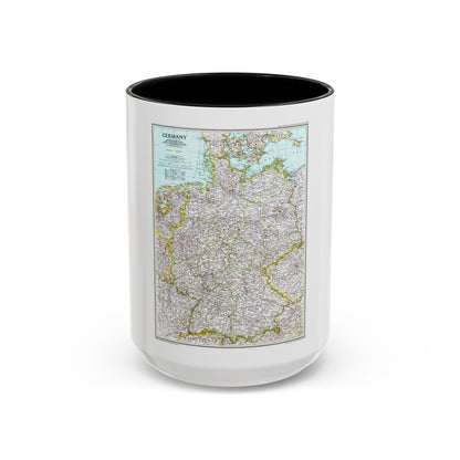 Germany (1991) (Map) Accent Coffee Mug