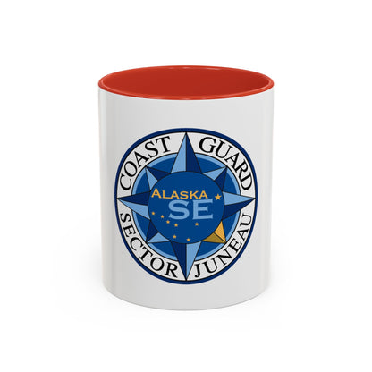 USCG Sector Juneau (U.S. Coast Guard) Accent Coffee Mug