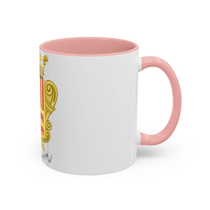 Historical Coat of Arms of French Prince of Andorra - Accent Coffee Mug