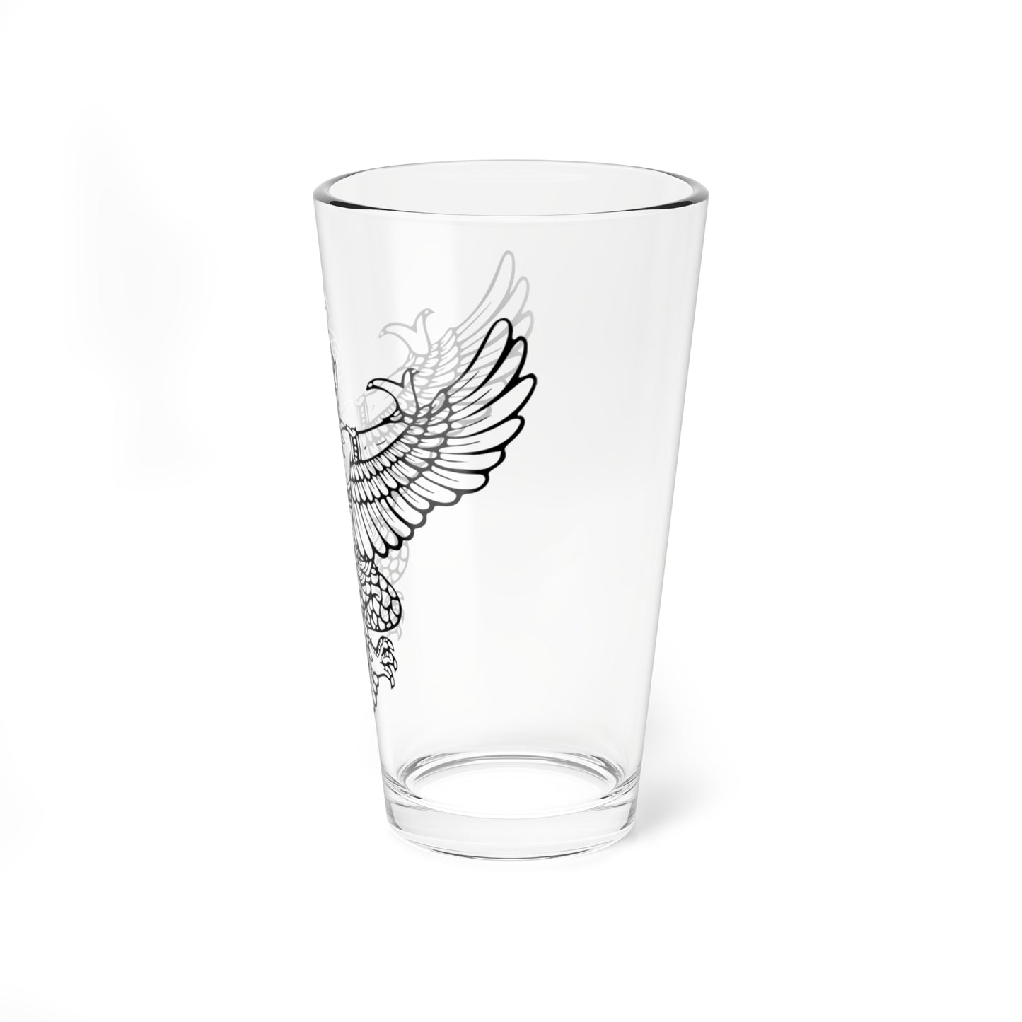 Thai government Garuda emblem Version 4 (Thailand) (Coat of Arms) Pint Glass 16oz
