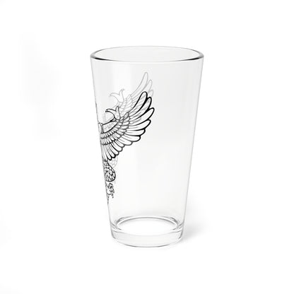 Thai government Garuda emblem Version 4 (Thailand) (Coat of Arms) Pint Glass 16oz