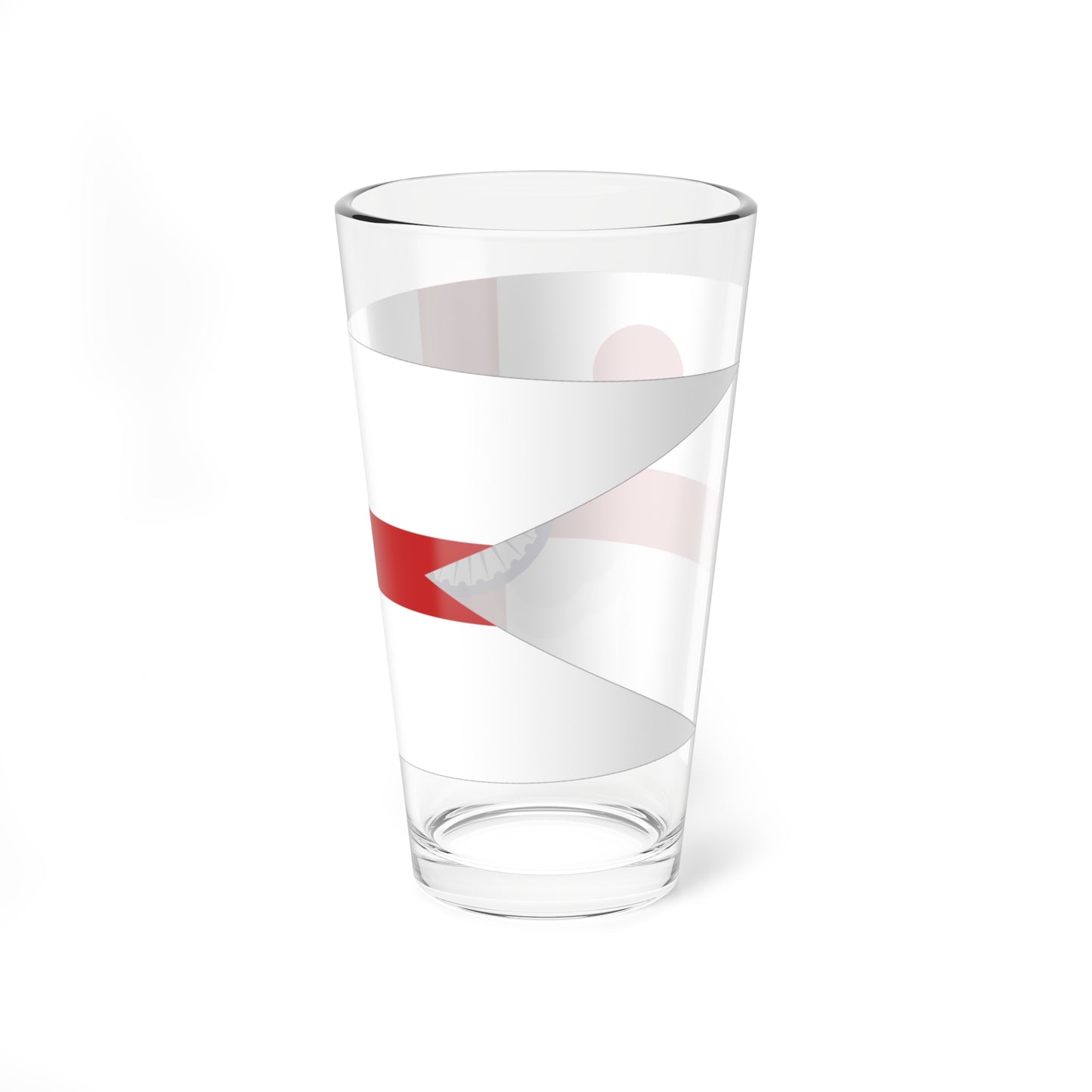 Commodore of the Indian Navy rank flag border (India) Pint Glass 16oz