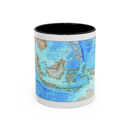 Indonesia 1 (1996) (Map) Accent Coffee Mug