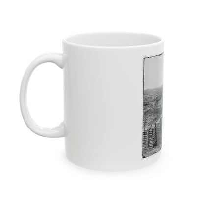 Petersburg, Va. Confederate Fortifications With Chevaux-De-Frise Beyond (U.S. Civil War) White Coffee Mug