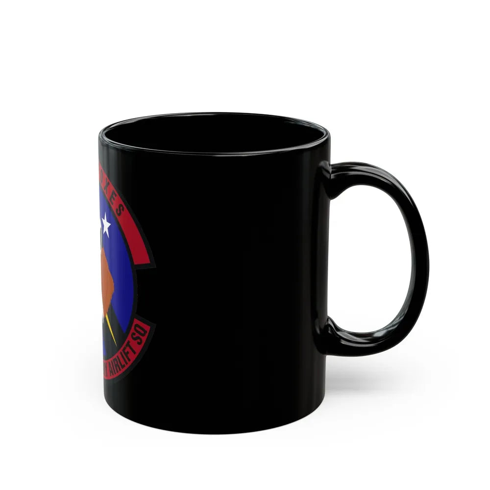 737th Expeditionary Airlift Squadron (U.S. Air Force) Black Coffee Mug-Go Mug Yourself