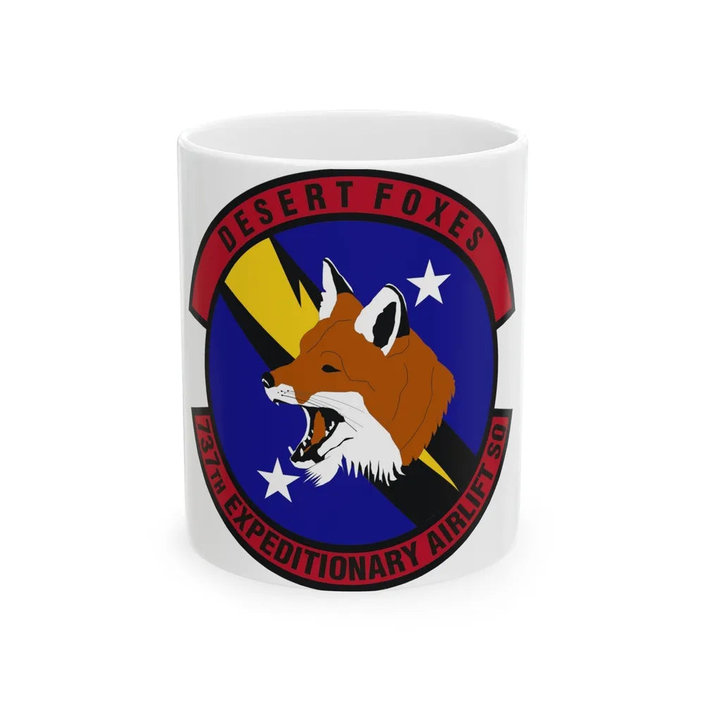 737th Expeditionary Airlift Squadron (U.S. Air Force) White Coffee Mug-11oz-Go Mug Yourself