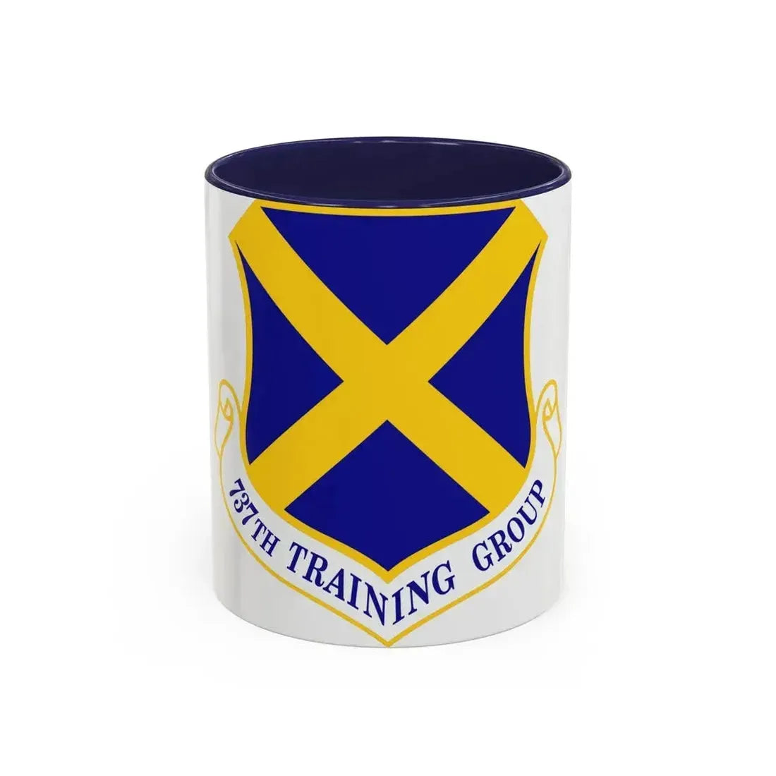 737th Training Group (U.S. Air Force) Accent Coffee Mug 11oz Navy - Go Mug Yourself