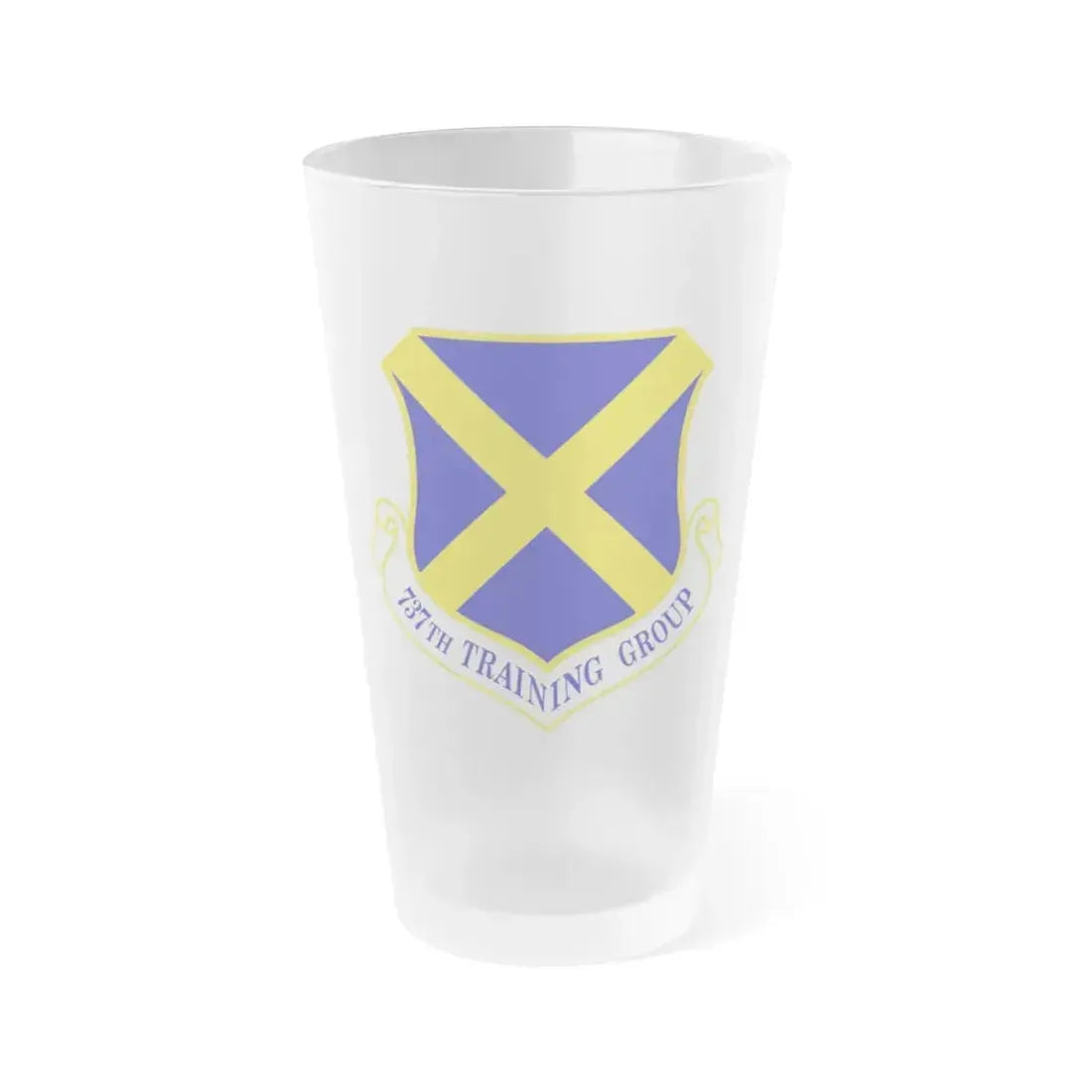 737th Training Group (U.S. Air Force) Frosted Pint Glass 16oz 16oz Frosted - Go Mug Yourself