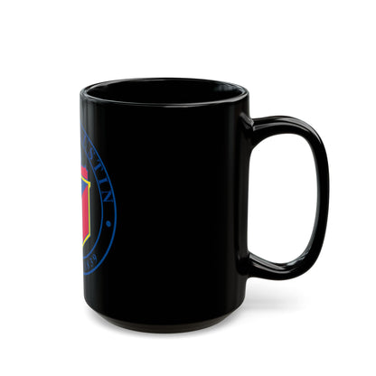 Seal of Austin TX - Black Coffee Mug