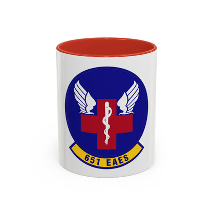 651st Expeditionary Aeromedical Evacuation Squadron (U.S. Air Force) Accent Coffee Mug