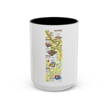 Egypt's Nile Valley- The South (1995) (Map) Accent Coffee Mug