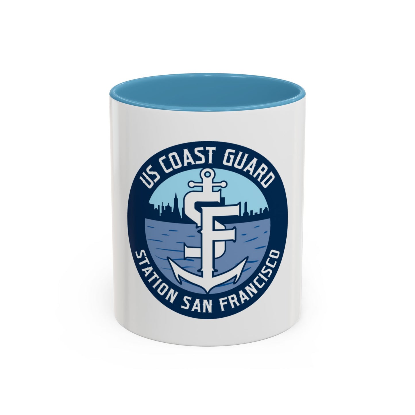 USCG Station San Francisco (U.S. Coast Guard) Accent Coffee Mug